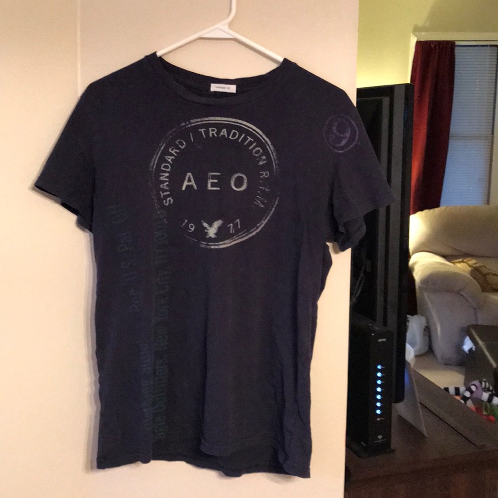 Navy Blue American Eagle Outfitters T-Shirt